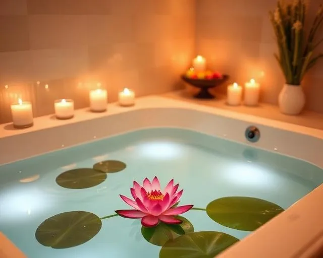 Private jacuzzi